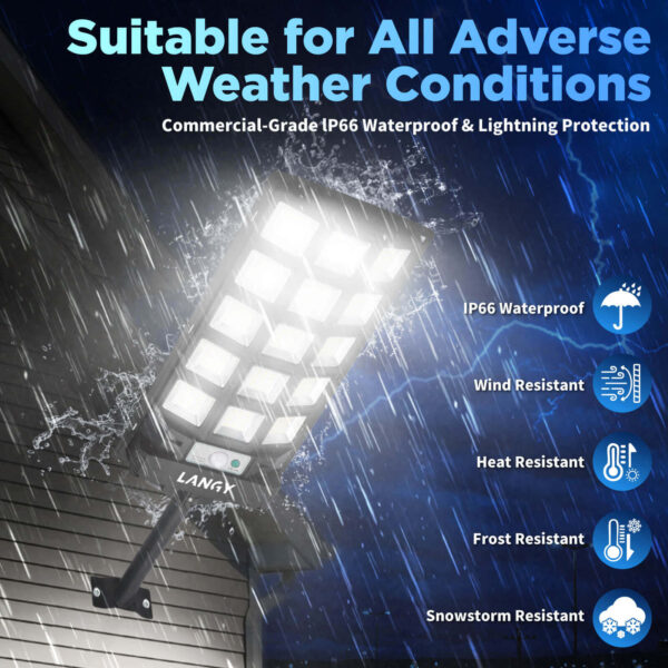 Outdoor Solar Wall Light with Motion Sensor - Dusk to Dawn, 5000mAh Battery, for Garden Pathway Security