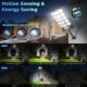 Outdoor Solar Wall Light with Motion Sensor - Dusk to Dawn, 5000mAh Battery, for Garden Pathway Security