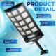 Outdoor Solar Wall Light with Motion Sensor - Dusk to Dawn, 5000mAh Battery, for Garden Pathway Security