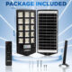 Outdoor Solar Wall Light with Motion Sensor - Dusk to Dawn, 5000mAh Battery, for Garden Pathway Security