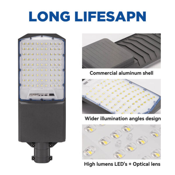 Solar Lights Outdoor with Detachable Panel, 4000LM Motion Sensor Security Lights, IP65 Waterproof Solar Light for Garden Yard