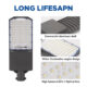 Solar Lights Outdoor with Detachable Panel, 4000LM Motion Sensor Security Lights, IP65 Waterproof Solar Light for Garden Yard
