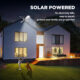 Solar Lights Outdoor with Detachable Panel, 4000LM Motion Sensor Security Lights, IP65 Waterproof Solar Light for Garden Yard