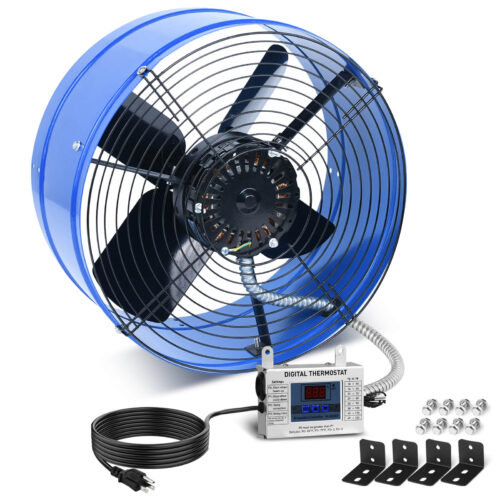 1300CFM Smart Temperature Control Exhaust Fan with Copper Motor