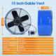 1300CFM Smart Temperature Control Exhaust Fan with Copper Motor
