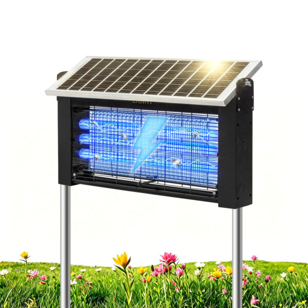 LANGY 20W Solar Mosquito Killer Lamp | Upgraded Bug Zapper for Indoor & Outdoor