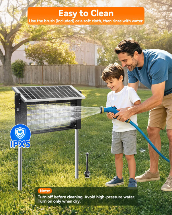 LANGY 20W Solar Mosquito Killer Lamp | Upgraded Bug Zapper for Indoor & Outdoor